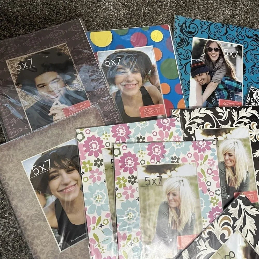 Framing Mats Lot of 10 Green Tree Gallery 5 x 7 and 8x10 Picture Art Photo Mat